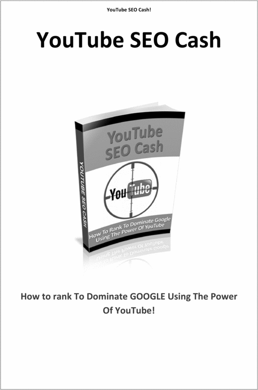Product picture Youtube SEO Cash